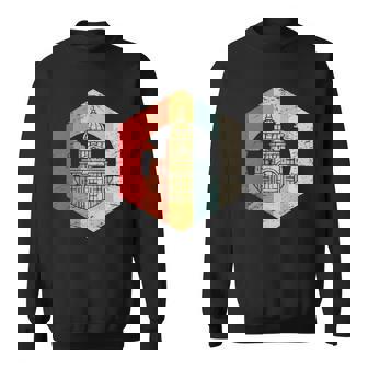 Retro State Capitol Building Austin Texas Sweatshirt | Mazezy