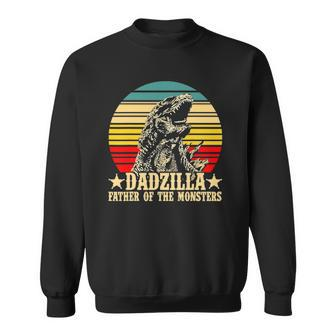 Retro Vintage Dadzilla Father Of The Monsters Sweatshirt | Mazezy