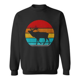 Retro Vintage Elk Sweatshirt - Monsterry DE