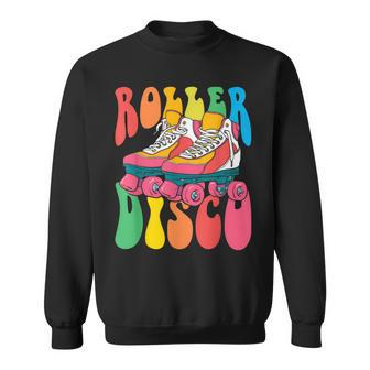 Roller Disco Seventies 70S Costume Skates Sweatshirt - Thegiftio UK