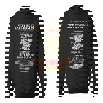 Sagittarius Guy I Have 3 Sides Sagittarius Guy Birthday Sweatshirt | Seseable CA