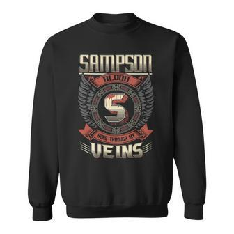 Sampson Blood Run Through My Veins Name V10 Sweatshirt - Seseable