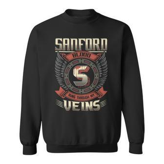 Sanford Blood Run Through My Veins Name Sweatshirt - Seseable