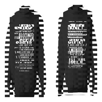 Scheffler Name Gift Sorry My Heart Only Beats For Scheffler Sweatshirt - Seseable