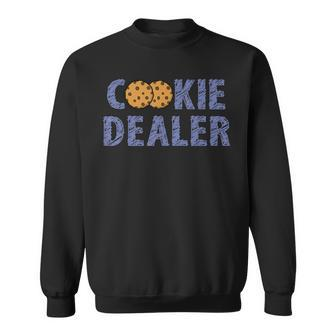 Scout Girl Funny Cookie Dealer Troop Leader Gift Sweatshirt - Seseable