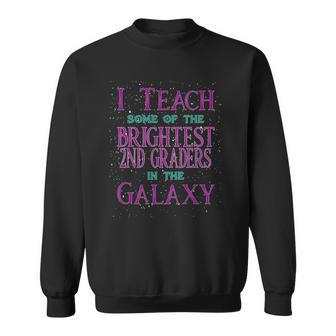 Second Grade Teacher Gift - Space Galaxy Themed Sweatshirt | Mazezy