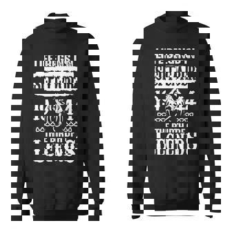 September 1944 Birthday Life Begins In September 1944 Sweatshirt | Seseable CA