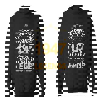 September 1947 Birthday Life Begins In September 1947 V2 Sweatshirt | Seseable CA