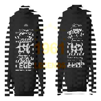 September 1961 Birthday Life Begins In September 1961 V2 Sweatshirt | Seseable CA