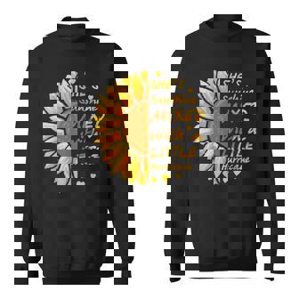 Shes Sunshine Mixed With A Littles Hurricane Sunflower Sweatshirt - Thegiftio UK