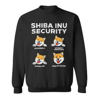 Shiba Inu Security Funny Japanese Doge Akita Dog Owner Gift T-Shirt Sweatshirt - Seseable