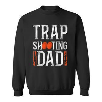 Shotgun Skeet Trap Clay Pigeon Shooting Dad Father Vintage Sweatshirt | Mazezy