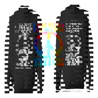 Sixties Twice Birthday Senior Citizen V2 Sweatshirt | Seseable CA