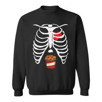 Skeleton Fried Chicken Foodie Chicken Lover Food Lover Sweatshirt - Thegiftio UK