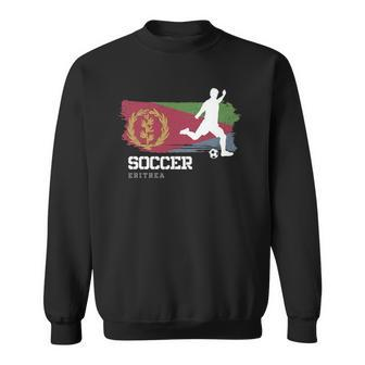 Soccer Eritrea Flag Football Team Soccer Player Sweatshirt | Mazezy