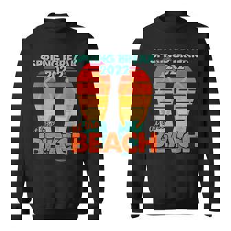 Spring Break Beach Sunshine 2022 Vintage Cool Flip Flops V3 Sweatshirt - Thegiftio
