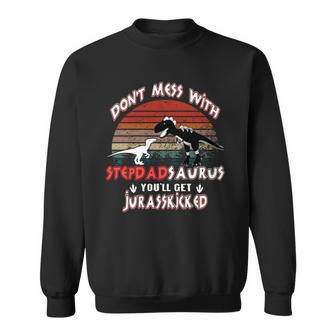 Stepdad Dinosaur Sweatshirt - Monsterry CA