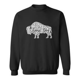Stop Hate End Racism Choose Love Pray For Buffalo Strong Sweatshirt | Mazezy