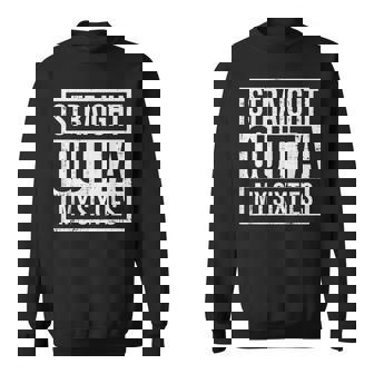 Straight Outta Sixties 60S 70 Year Old 70Th Birthday Gift Sweatshirt | Seseable CA