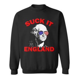 Suck It England Funny 4Th Of July Patriotic Sweatshirt - Seseable