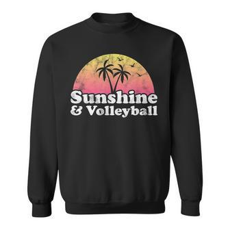 Sunshine And Volleyball Sweatshirt - Thegiftio UK