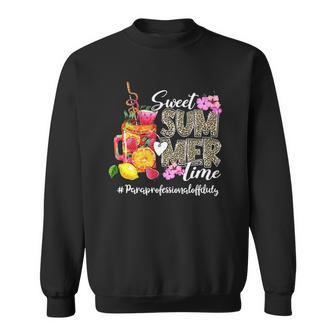 Sweet Summer Time Para Off Duty Summer Gifts Sweatshirt | Mazezy