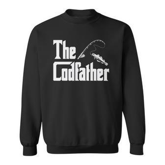 The Codfather Funny Fish Angling Fishing Lover Humorous Gift Sweatshirt | Mazezy