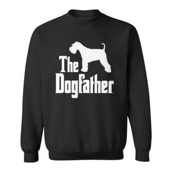 The Dogfather - Miniature Schnauzer Funny Doggift Idea Classic Sweatshirt | Mazezy