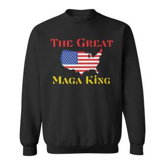 The Great Maga King Donald Trump Sweatshirt - Monsterry