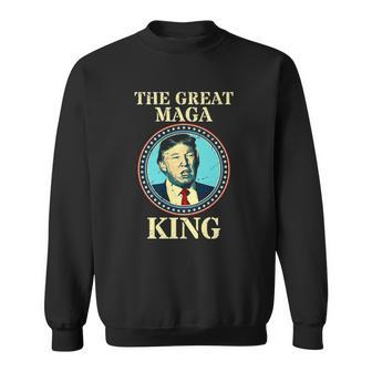 The Great Maga King Donald Trump Ultra Maga Sweatshirt | Mazezy