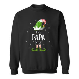 The Papa Elf Family Matching Group Christmas Sweatshirt | Mazezy