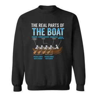 The Real Parts Of The Boat Rowing Gift Sweatshirt | Mazezy