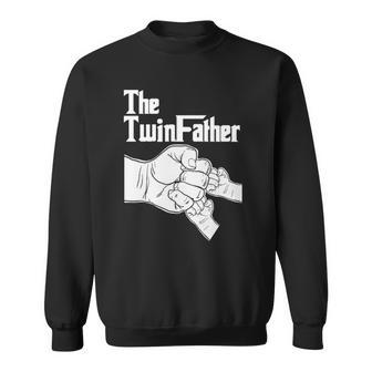 The Twinfather Father Of Twins Fist Bump Sweatshirt | Mazezy AU
