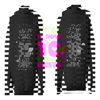 This Girl Is Now 10 Double Digits 10Th Birthday Gift Sweatshirt - Seseable