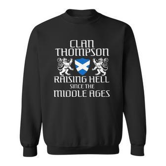 Thompson Scottish Family Scotland Name Sweatshirt - Thegiftio UK