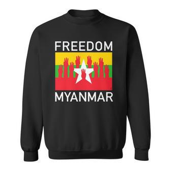 Three Finger Salute Myanmar Freedom Sweatshirt | Mazezy UK