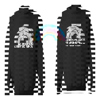 Tie Dye Rainbow For Sixth Graders 6Th Grade Vibes Sweatshirt | Mazezy