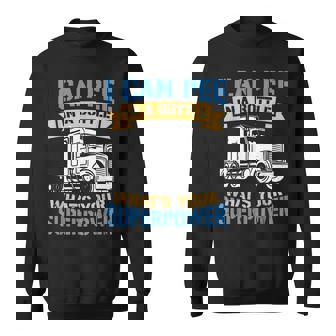 Trucker Accessories For Truck Driver & Diesel Lover Trucker V11 Sweatshirt - Thegiftio