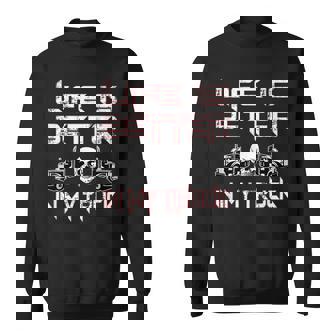 Trucker Life Is Better In My Truck Driver Trucking Sweatshirt - Thegiftio