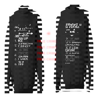 True Crime Funny Perfect Day True Crime Lover Sweatshirt | Mazezy