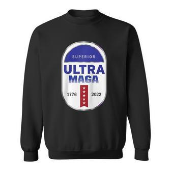 Ultra Maga 4Th Of July Raglan Baseball Tee Sweatshirt | Mazezy UK
