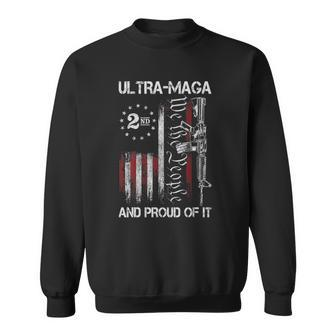 Ultra Maga And Proud Of It Anti-Biden Funny S Us Flag Sweatshirt | Mazezy