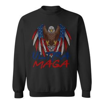 Ultra Maga Eagle Make America Great Aga Sweatshirt | Favorety AU