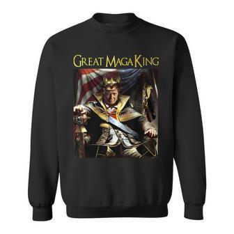 Ultra Maga Great Maga King Shirt Great Maga King Trump 2024 Sweatshirt | Favorety AU