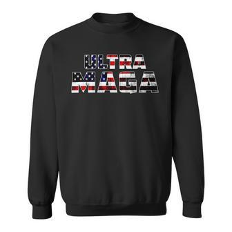 Ultra Maga King Trump Biden 2024 Great Sweatshirt | Favorety CA