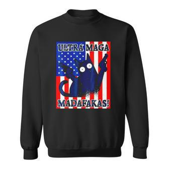 Ultra Maga Madafakas Cats Pew Cat Sweatshirt - Thegiftio UK