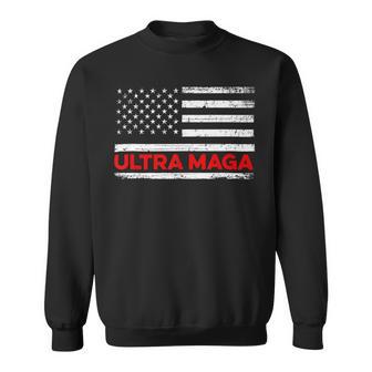 Ultra Maga United State Flag V2 Sweatshirt | Favorety CA