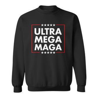 Ultra Mega Maga Trump Liberal Supporter Republican Family Sweatshirt | Mazezy CA