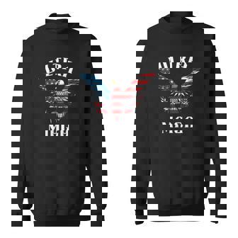 Ultra Mega No Baby Formula Biden Usa Flag Eagle On Back Sweatshirt | Mazezy