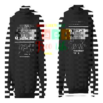 Unapologetically Free-Ish Black Periodic Table Juneteenth Sweatshirt - Thegiftio